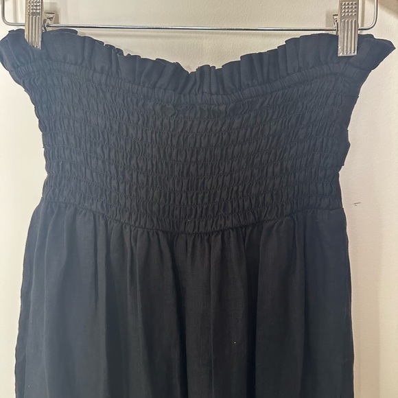 Apiece Apart Linen Strapless Jumpsuit Size 4 - Picture 5 of 8